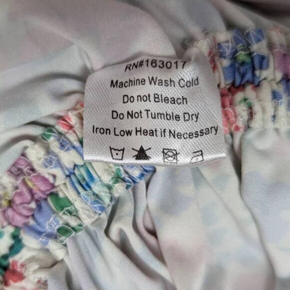 Princess Polly Floral Halter Open Back Deep V Neck Womens Mini Dress 6 - Picture 6 of 8